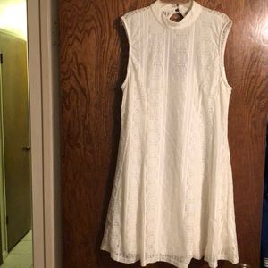 Lace off white dress